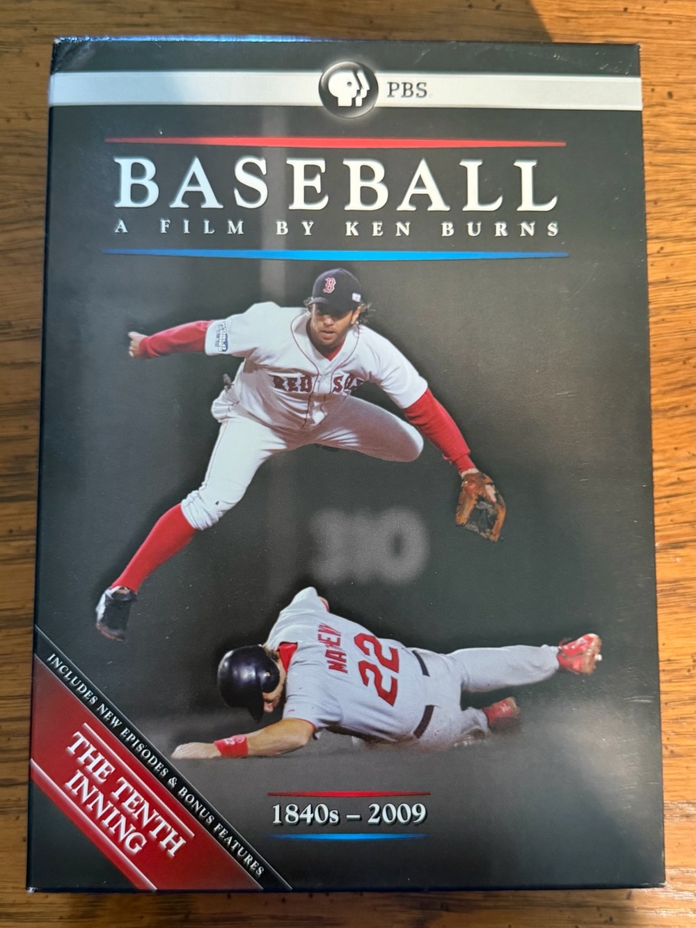 Ken Burns Baseball DVD Set - Black Cover with Red & White Accents